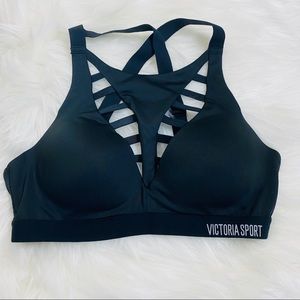 Victoria Secret Sport Black Criss Cross Sports bra